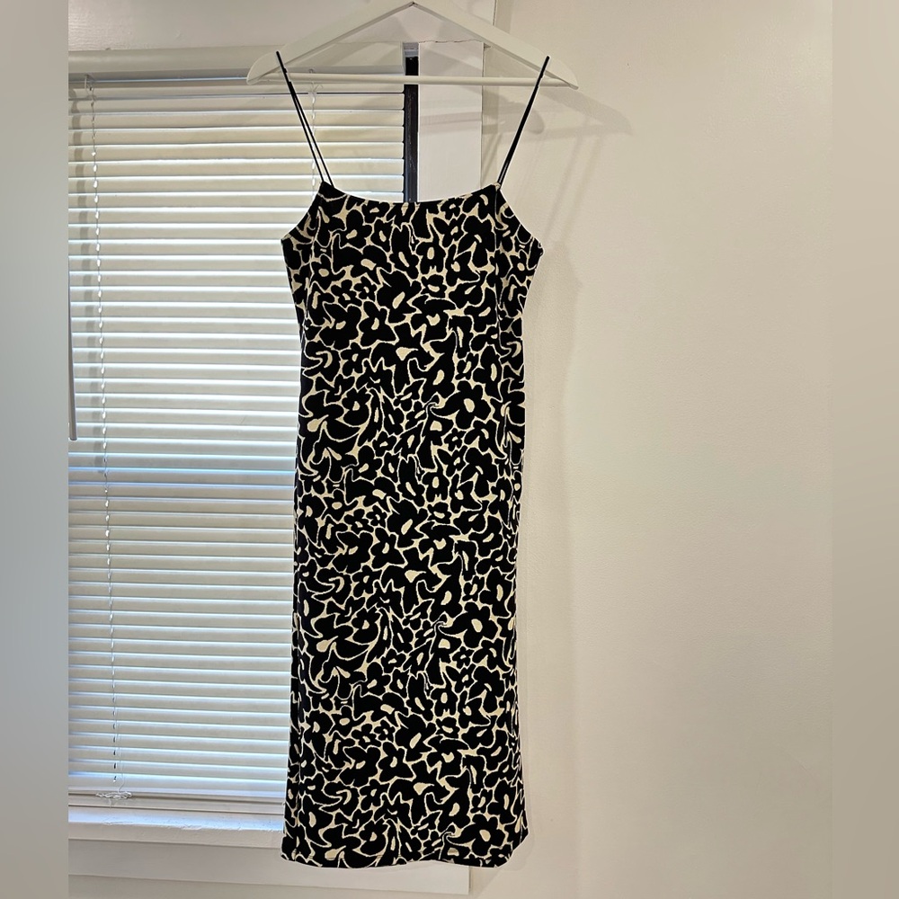 ZARA midi dress with straps.